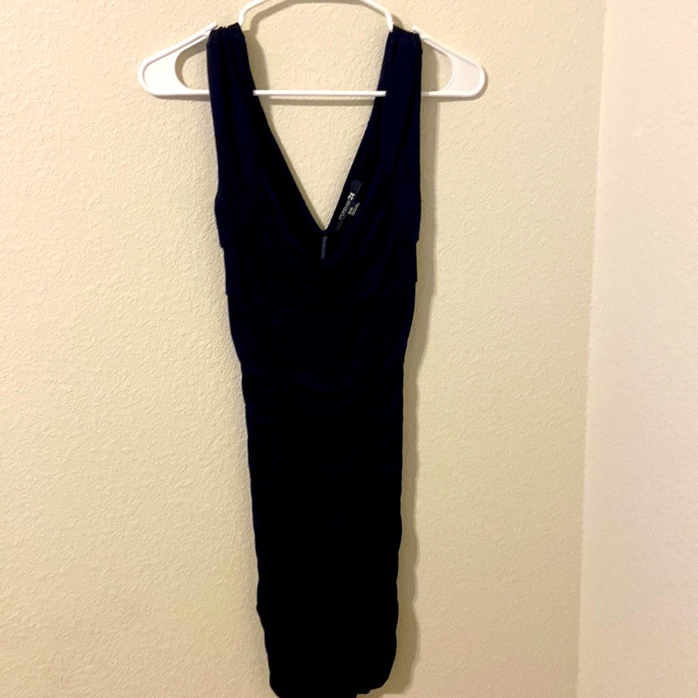 Navy blue dress, sleeveless , 95% Rayon - Picture 1 of 1
